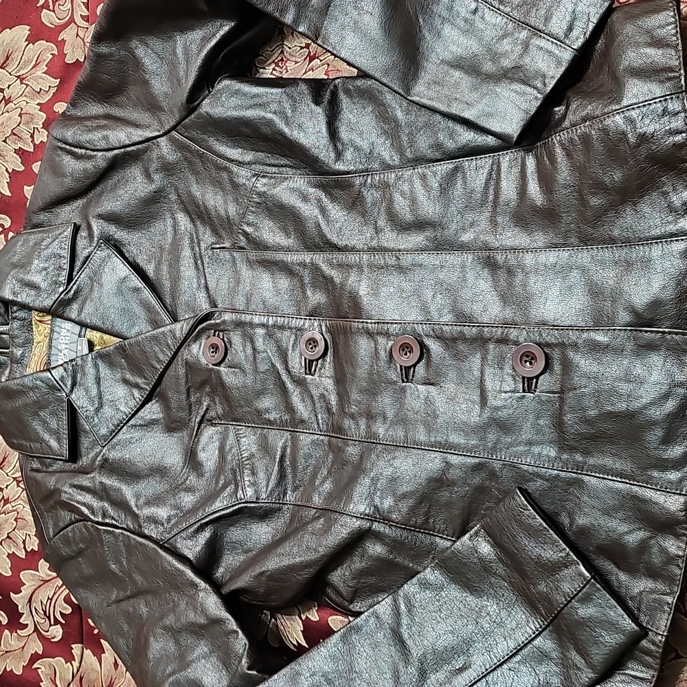 Wilsons Leather Brown Leather Jacket Small - Picture 9 of 9